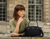 Immaculate Vegan - ASHOKA Paris Sac Pretty Apple Skin et Nylon recyclé noir