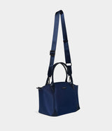 Immaculate Vegan - ASHOKA Paris Sac Pretty Apple Skin & Nylon recyclé bleu marine
