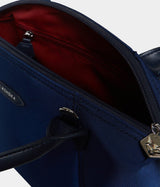 Immaculate Vegan - ASHOKA Paris Sac Pretty Apple Skin & Nylon recyclé bleu marine