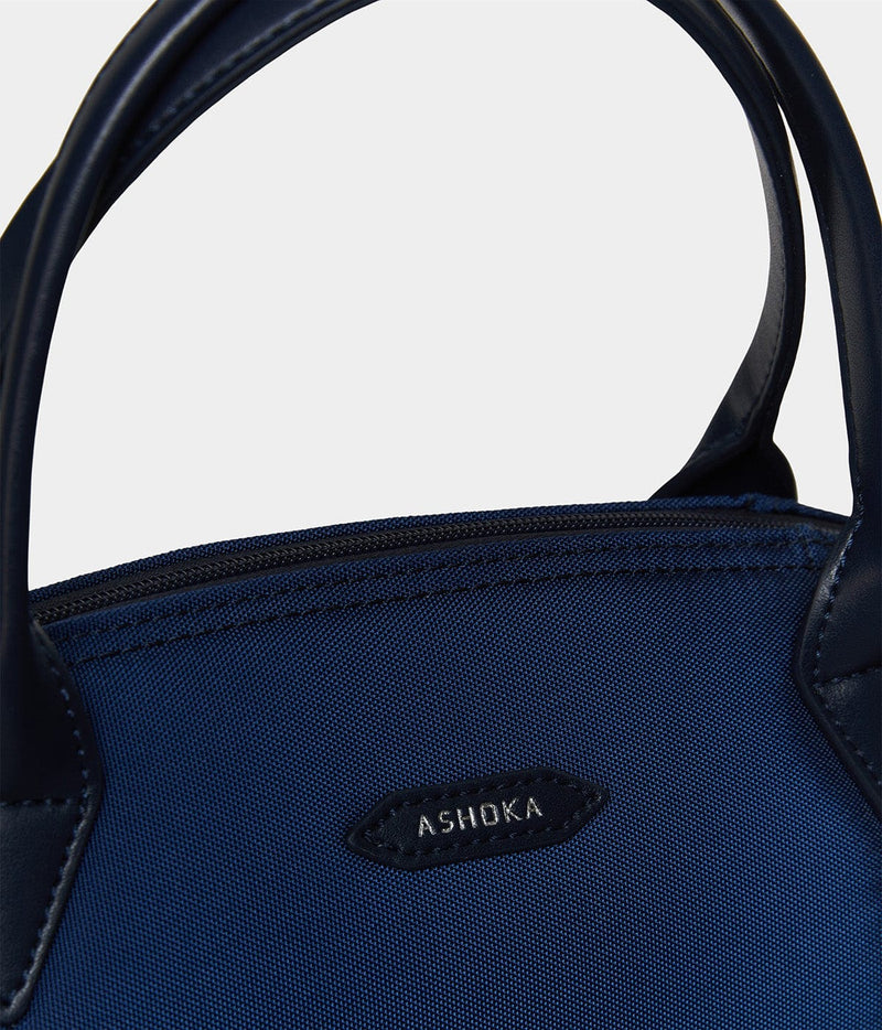 ASHOKA Paris Sac Pretty Apple Skin & Nylon recyclé bleu marine