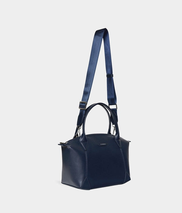 ASHOKA Paris Sac Pretty full Apple Skin bleu marine
