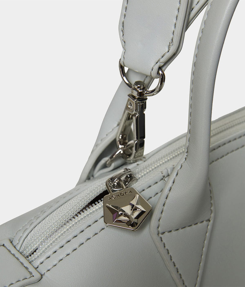 ASHOKA Paris Sac Pretty full Apple Skin gris perle