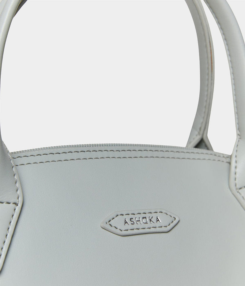 ASHOKA Paris Sac Pretty full Apple Skin gris perle