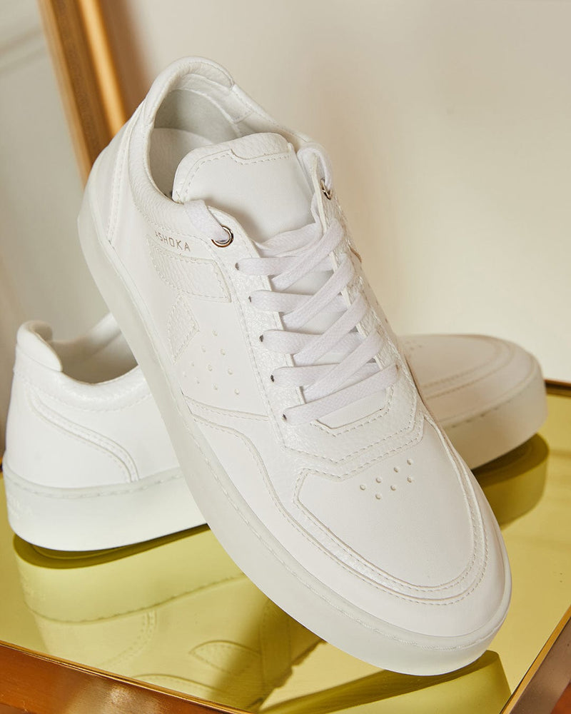 ASHOKA Paris Sneaker Matéo basse biosourcée & recyclée blanche