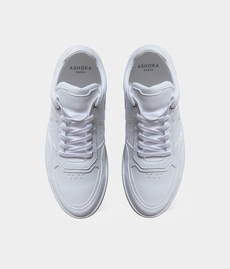 ASHOKA Paris Sneaker Matéo basse biosourcée & recyclée blanche