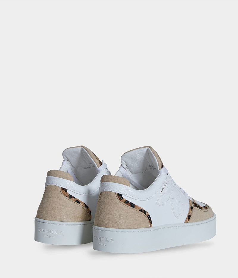 ASHOKA Paris Sneaker Matéo basse biosourcée & recyclée Léopard