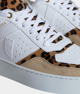 Immaculate Vegan - ASHOKA Paris Sneaker Matéo basse biosourcée & recyclée Léopard