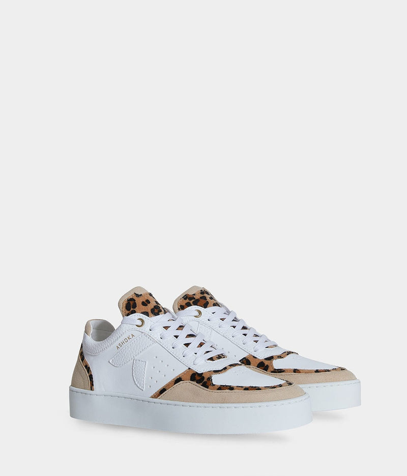 ASHOKA Paris Sneaker Matéo basse biosourcée & recyclée Léopard