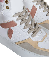 Immaculate Vegan - ASHOKA Paris Sneaker Matéo montante biosourcée & recyclée trio rose