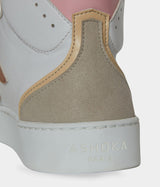 Immaculate Vegan - ASHOKA Paris Sneaker Matéo montante biosourcée & recyclée trio rose