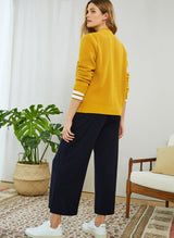 Immaculate Vegan - Baukjen Cropped Palazzo Trouser with LENZING™ ECOVERO™