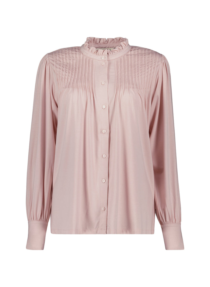 Baukjen Imken LENZING™ ECOVERO™ Jersey Pintuck Blouse | Powder Pink