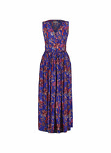 Immaculate Vegan - Baukjen Jayla Floral Print LENZING™ ECOVERO™ Dress | Blue Verona