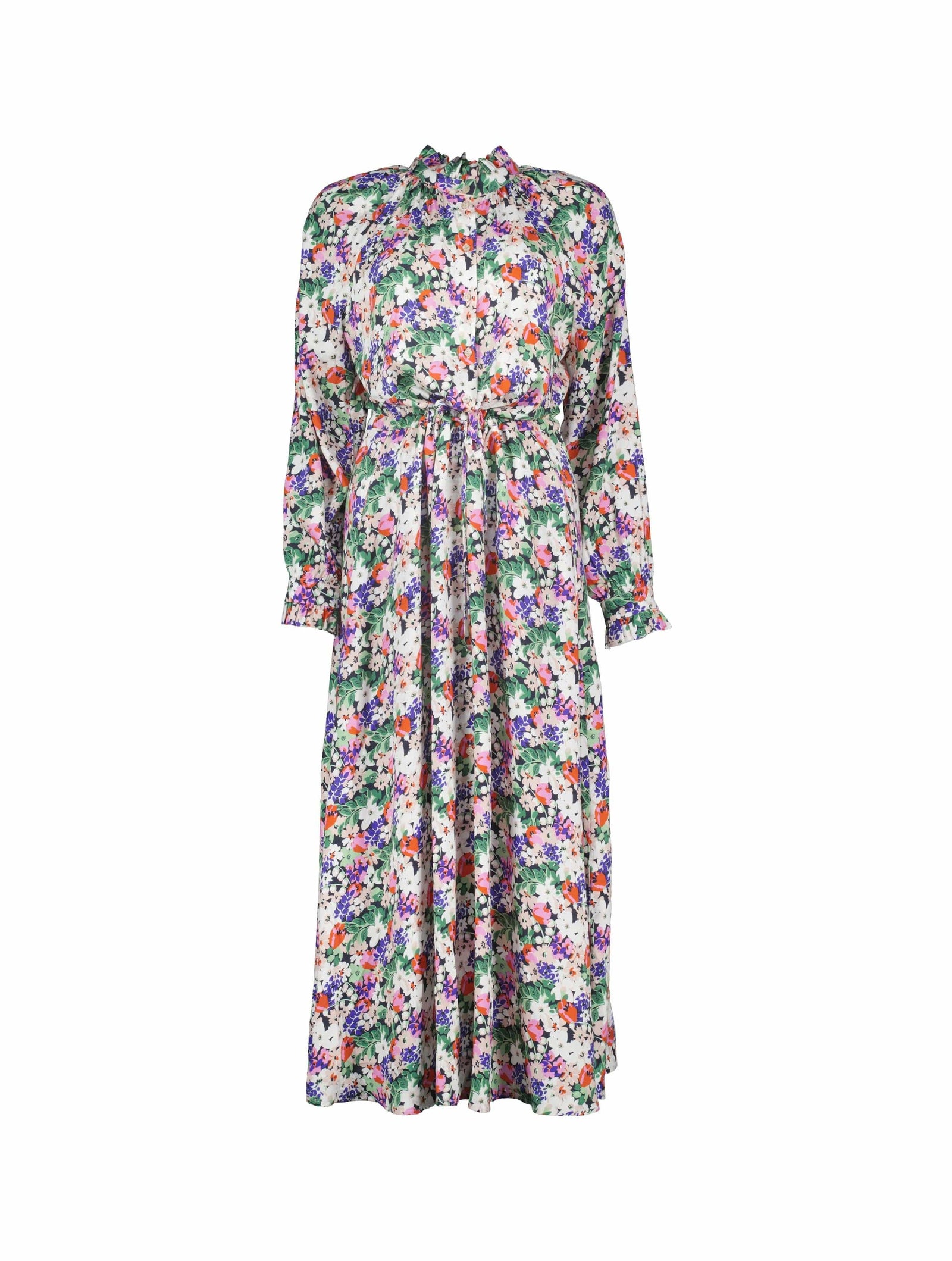 Luna Midi Dress with Livaeco | Pink Bloom  Immaculate Vegan