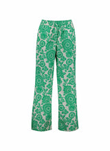 Baukjen Montserrat Organic Cotton Floral Trousers | Green Florence Print