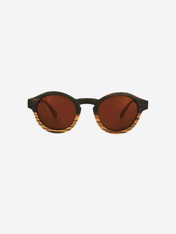 Bird Eyewear Blackcap Eco-Friendly Wood Sunglasses | Amber or Emerald Amber