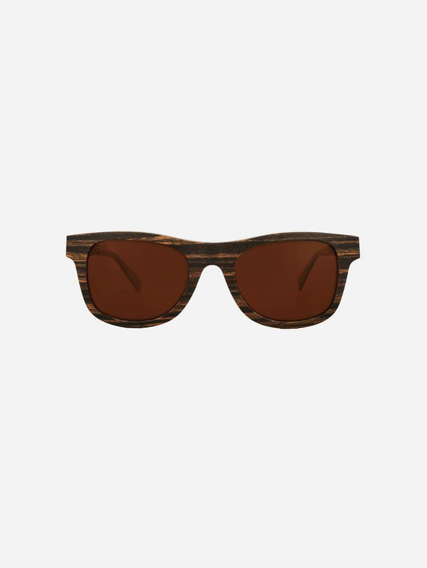 Bird Eyewear Finch Eco-Friendly Wood Sunglasses | Amber or Charcoal Amber
