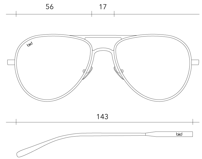 Bird Eyewear Apollo Repurposed Aluminium Small Aviator Sunglasses | Multiple Colours