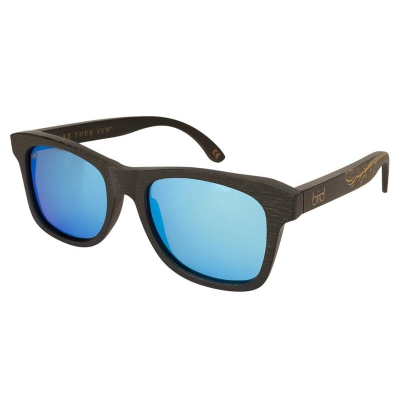Bird Eyewear Jay Eco-Friendly Bamboo Sunglasses | Blue Mirror