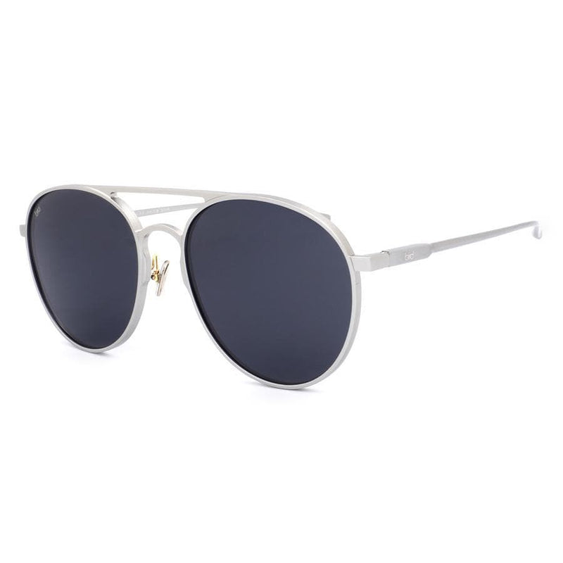 Bird Eyewear Apollo Repurposed Aluminium Large Aviator Sunglasses | Multiple Colours Silver