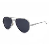 Bird Eyewear Apollo Repurposed Aluminium Small Aviator Sunglasses | Multiple Colours Silver