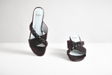 Immaculate Vegan - BLOOM Black Open Slippers - modèle d'exposition
