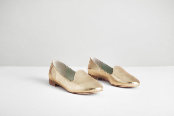 BLOOM Gold Slippers