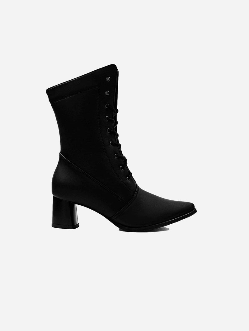 Bohema Desserto® Cactus Leather Vegan Ankle Boots | Black Black / UK7.5 / EU41 / US10