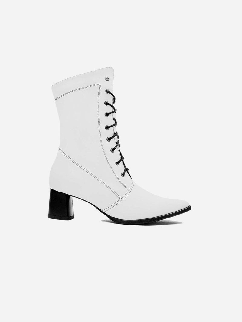 Bohema Desserto® Cactus Leather Vegan Ankle Boots | White