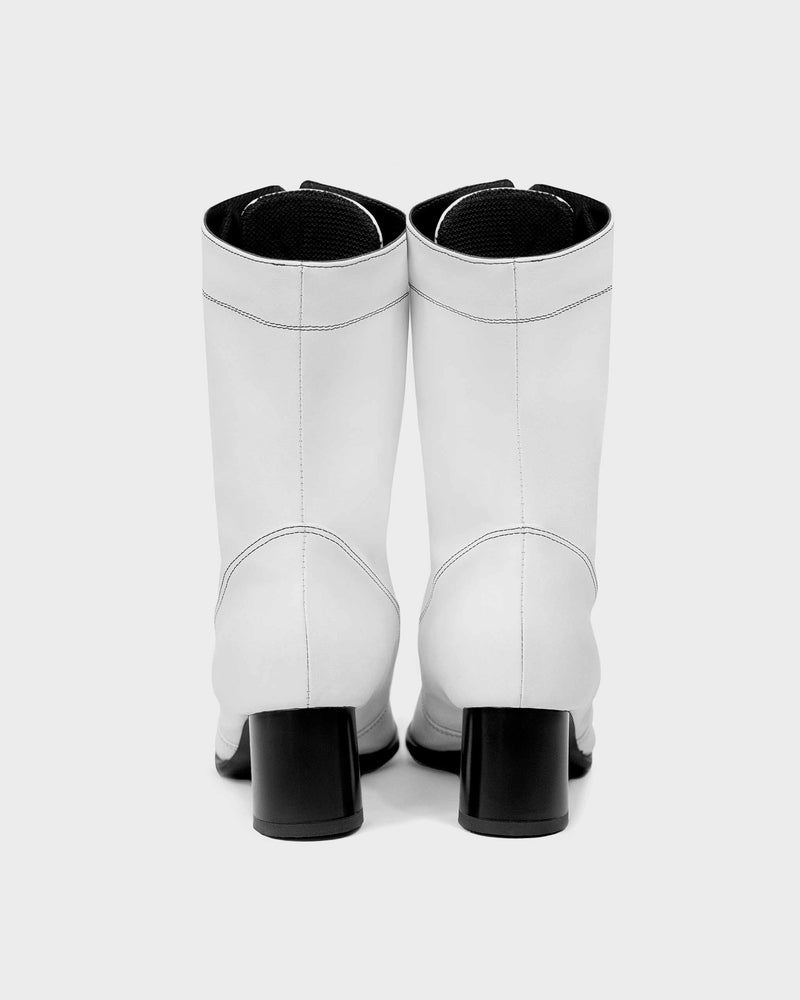 Bohema High Boots White cactus leather boots