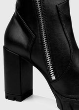 Bohema Ritual Boots Black Vegea leather ankle boots