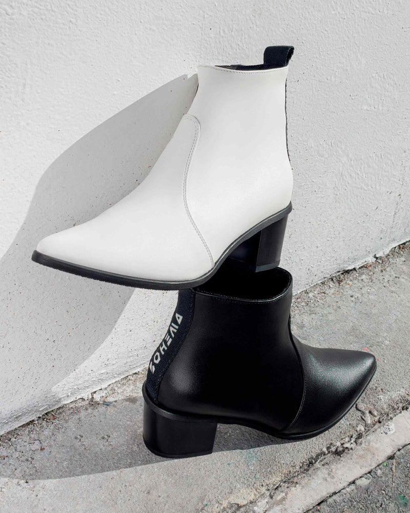 Bohema Swan No.1 White Nopal cactus leather boots