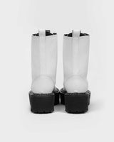 Bohema Worker Monster White cactus leather boots