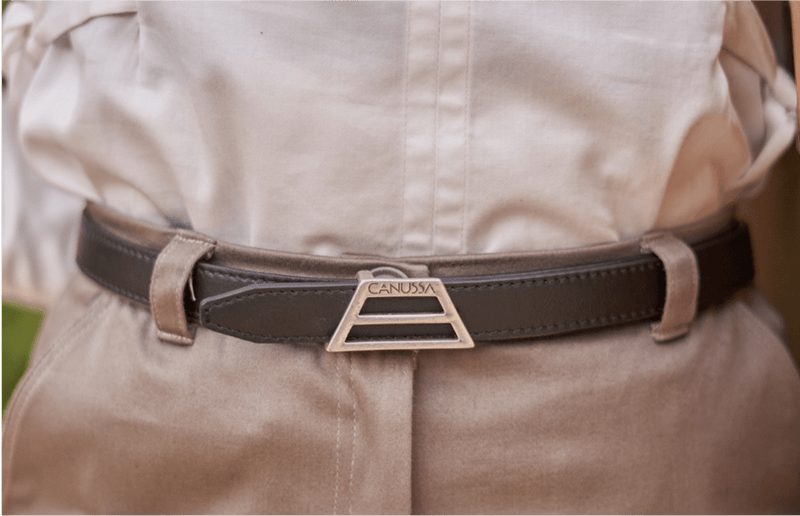 Canussa Adapt Reversible Vegan Leather Belt | Black & Red