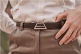 Canussa Adapt Reversible Vegan Leather Belt | Blue & Brown