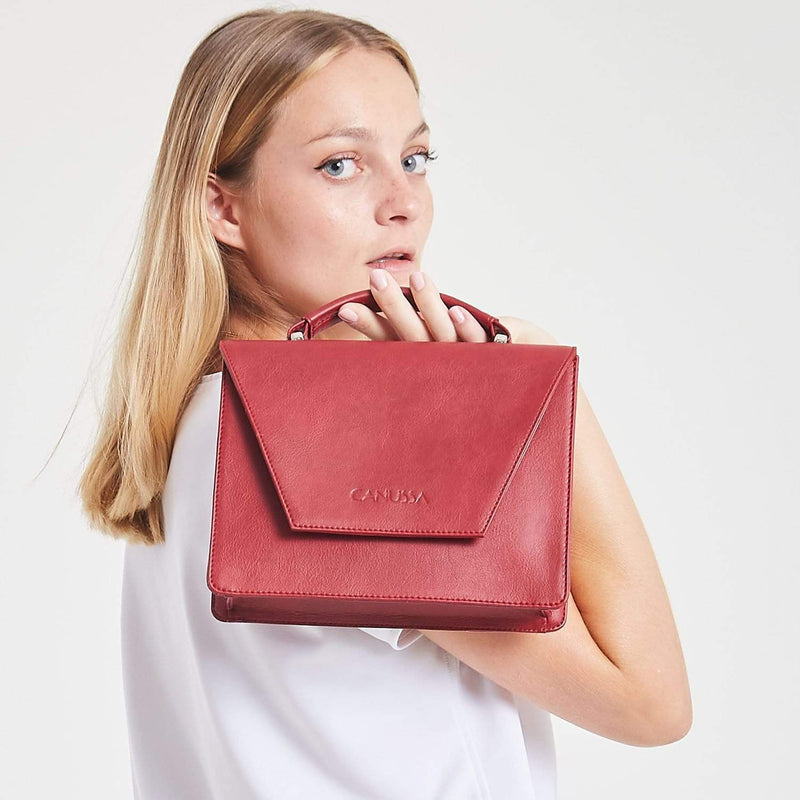 Canussa Hybrid Maxi Red - Multifunctional Vegan Bag