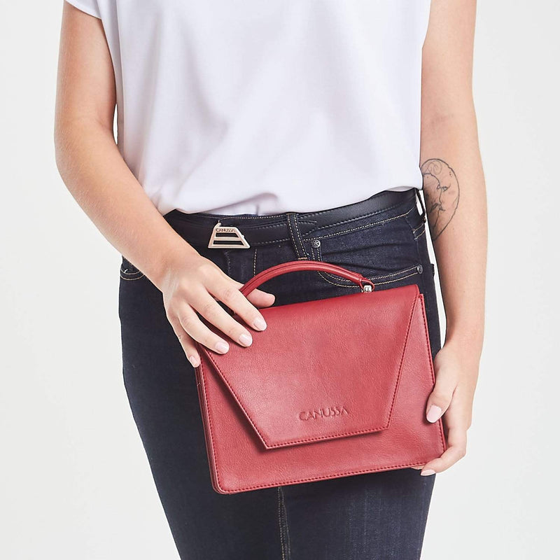 Canussa Hybrid Maxi Red - Multifunctional Vegan Bag