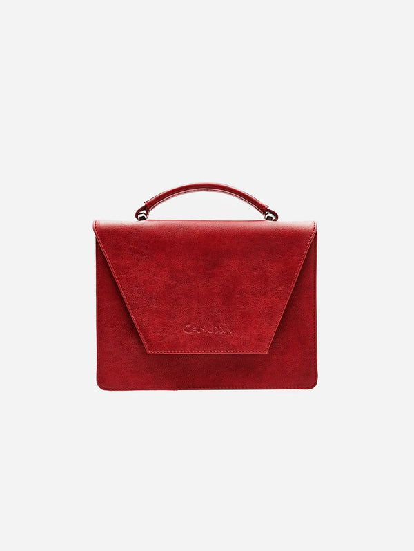 Canussa Hybrid Maxi Versatile Vegan Leather Crossbody | Red