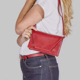 Immaculate Vegan - Canussa Hybrid Versatile Vegan Leather Crossbody Bag | Red