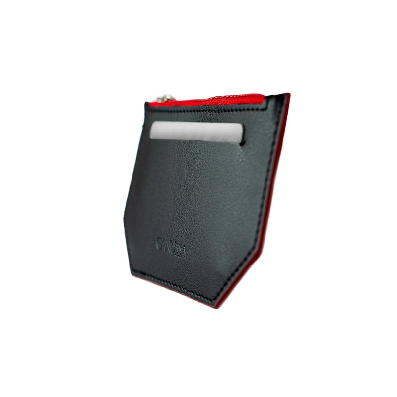 Canussa Minimal purse - Black/Red