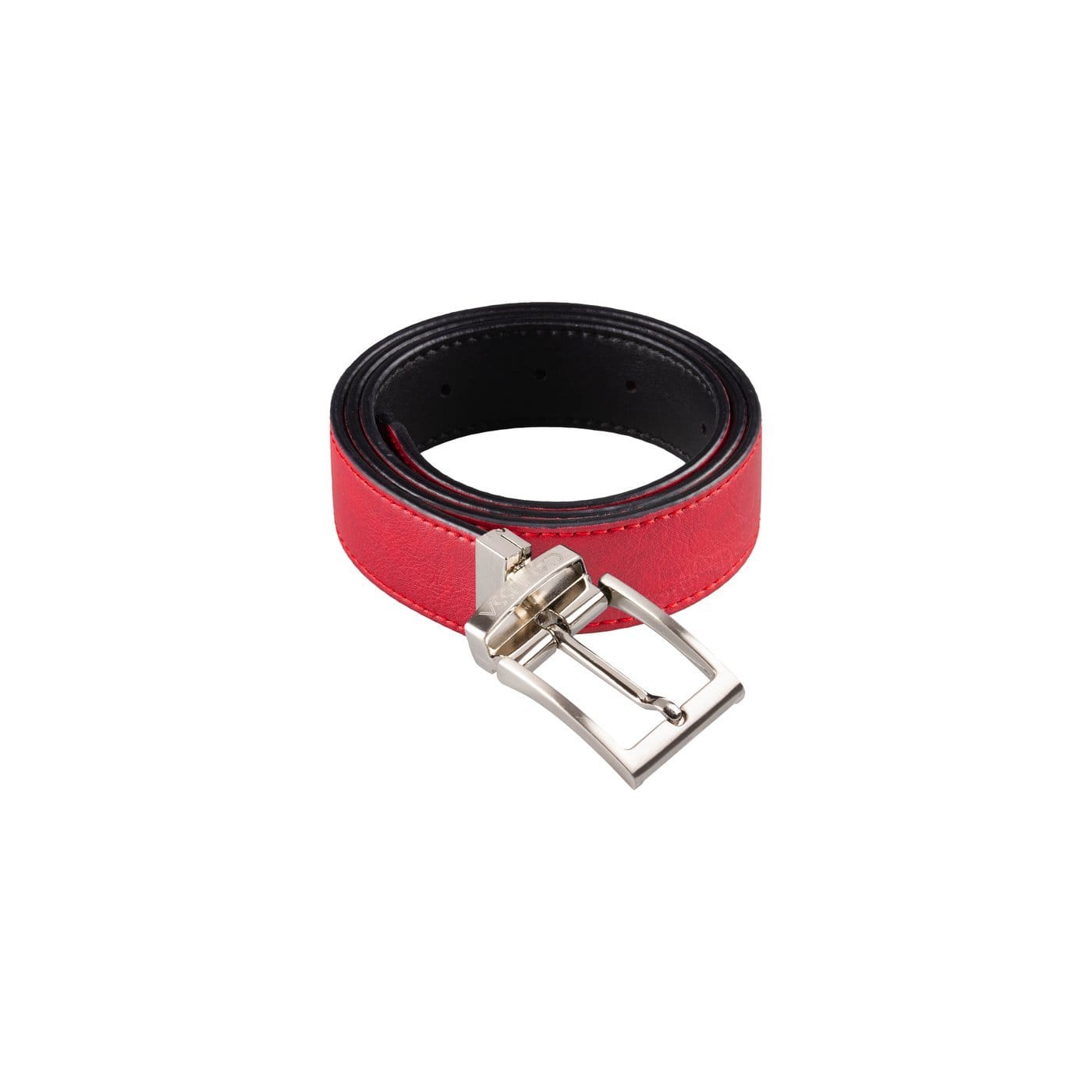 Canussa Reversible Vegan Leather Belt | Black & Red