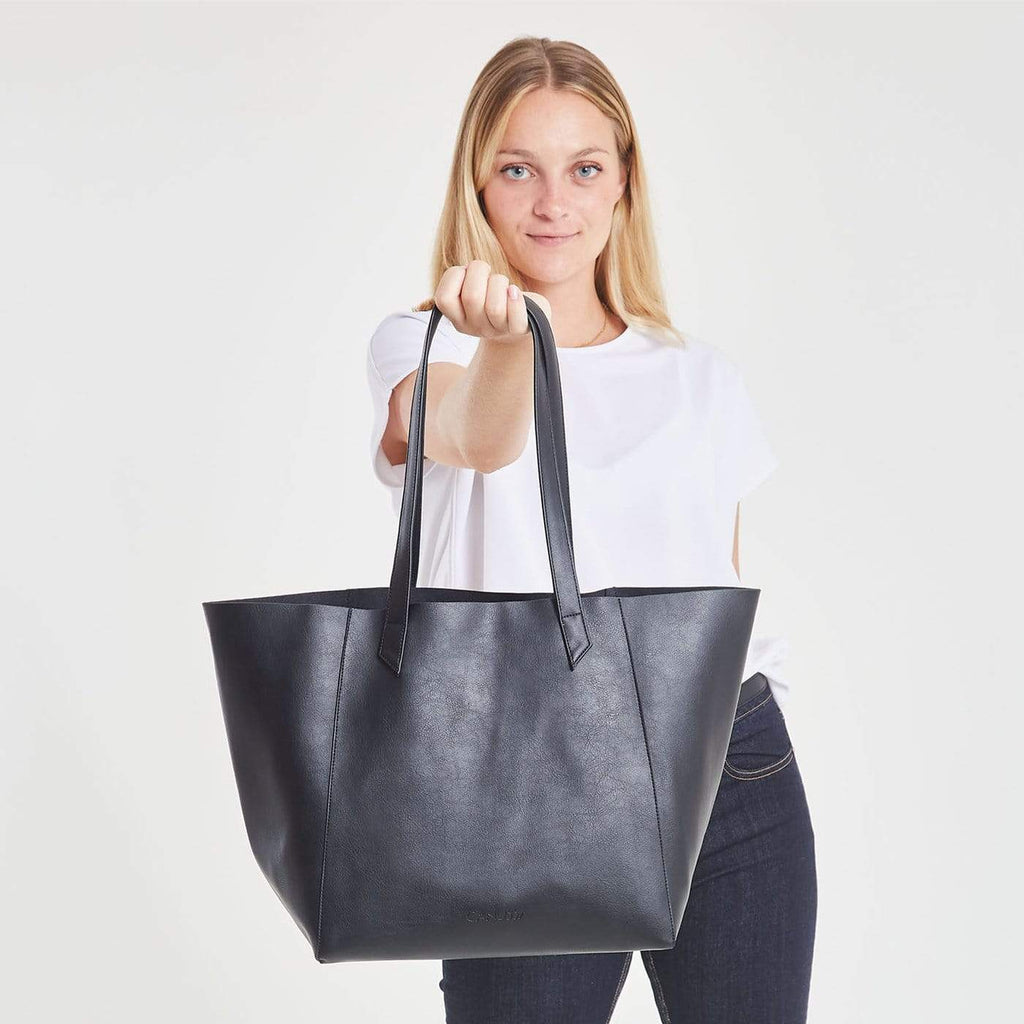 Clio Vegan Leather Bag in Mushroom – T. Boutique