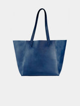 Immaculate Vegan - Canussa Totissimo Foldable Vegan Leather Tote Bag | Blue