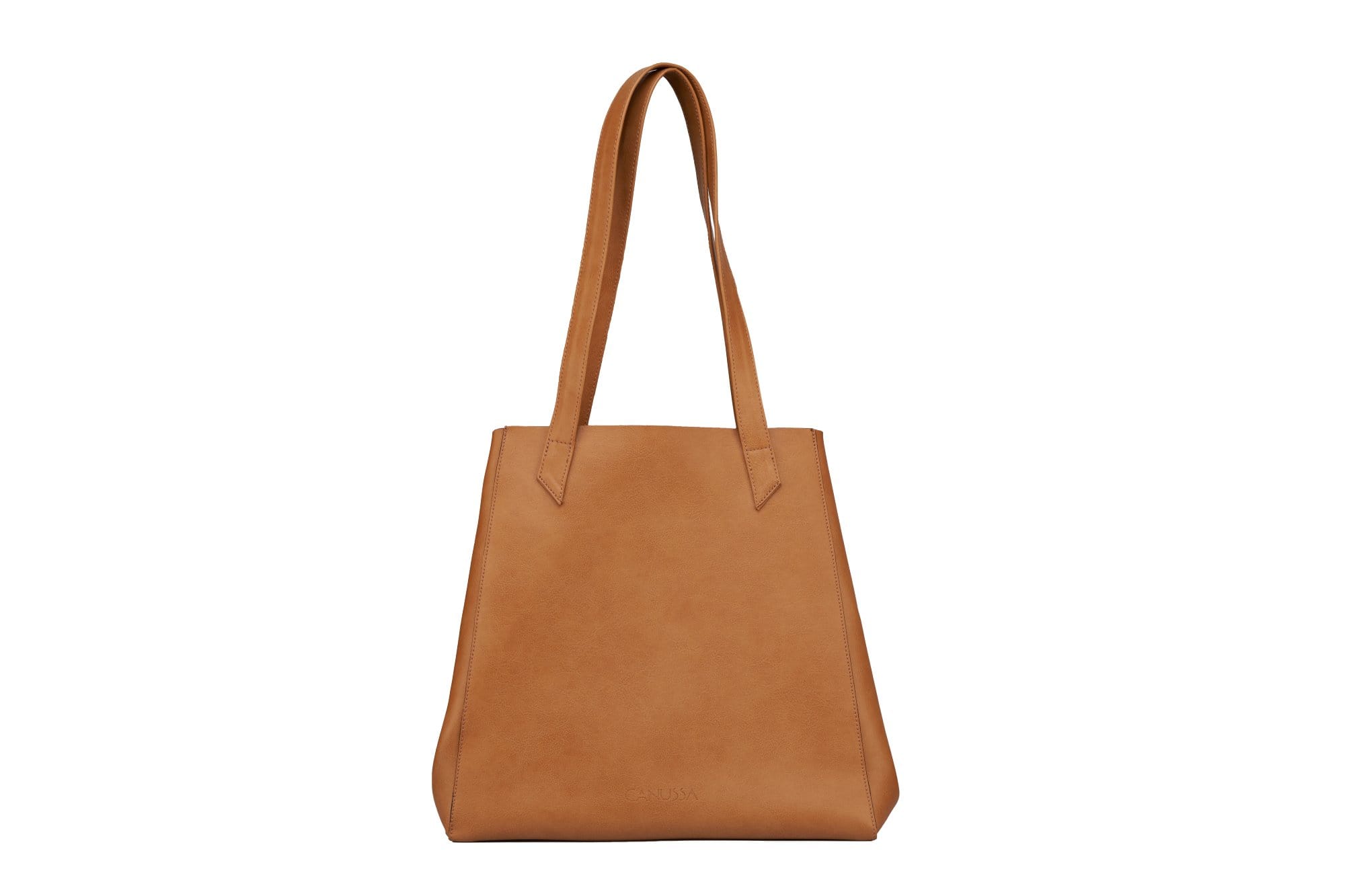 Canussa Totissimo Foldable Vegan Leather Tote Bag | Camel