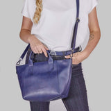 Immaculate Vegan - Canussa Trotto Blue -  Crossbody Vegan Bag
