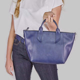 Immaculate Vegan - Canussa Trotto Blue -  Crossbody Vegan Bag