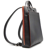 Immaculate Vegan - Canussa Urban Vegan Leather Backpack | Black & Red