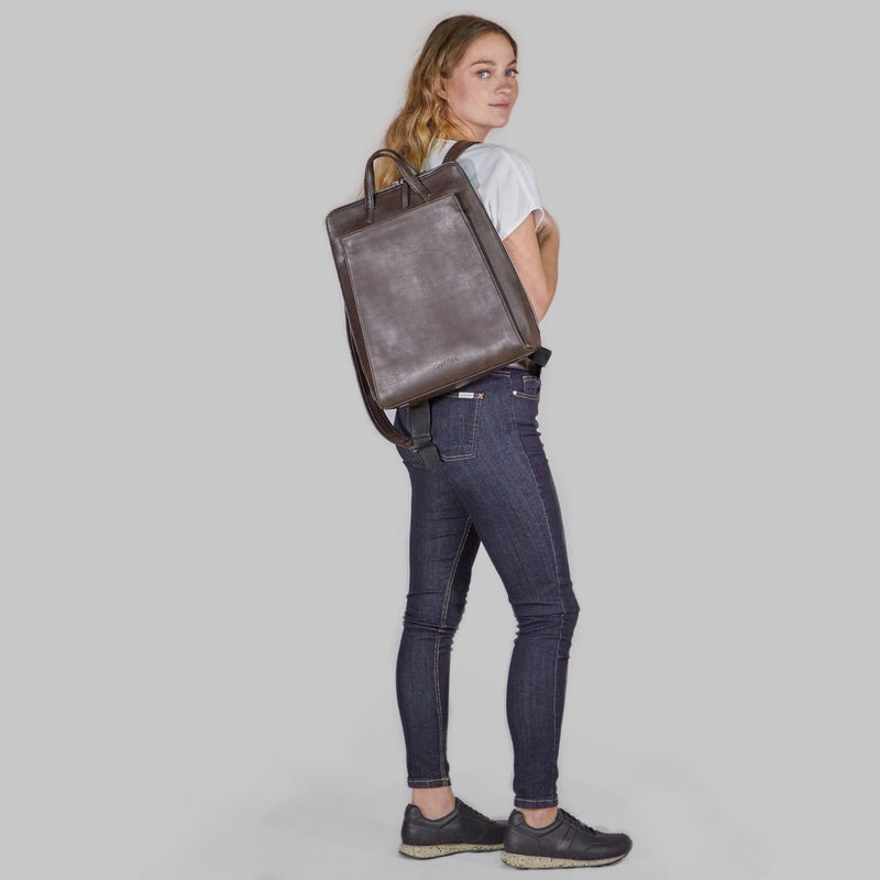 Canussa Urban Vegan Leather Backpack | Brown