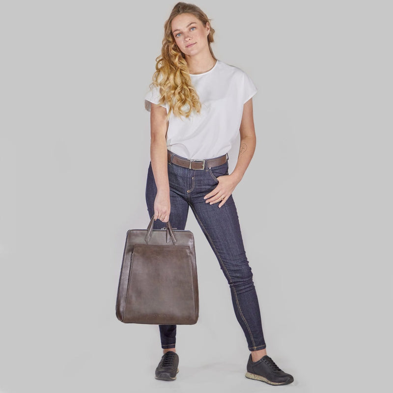 Canussa Urban Vegan Leather Backpack | Brown