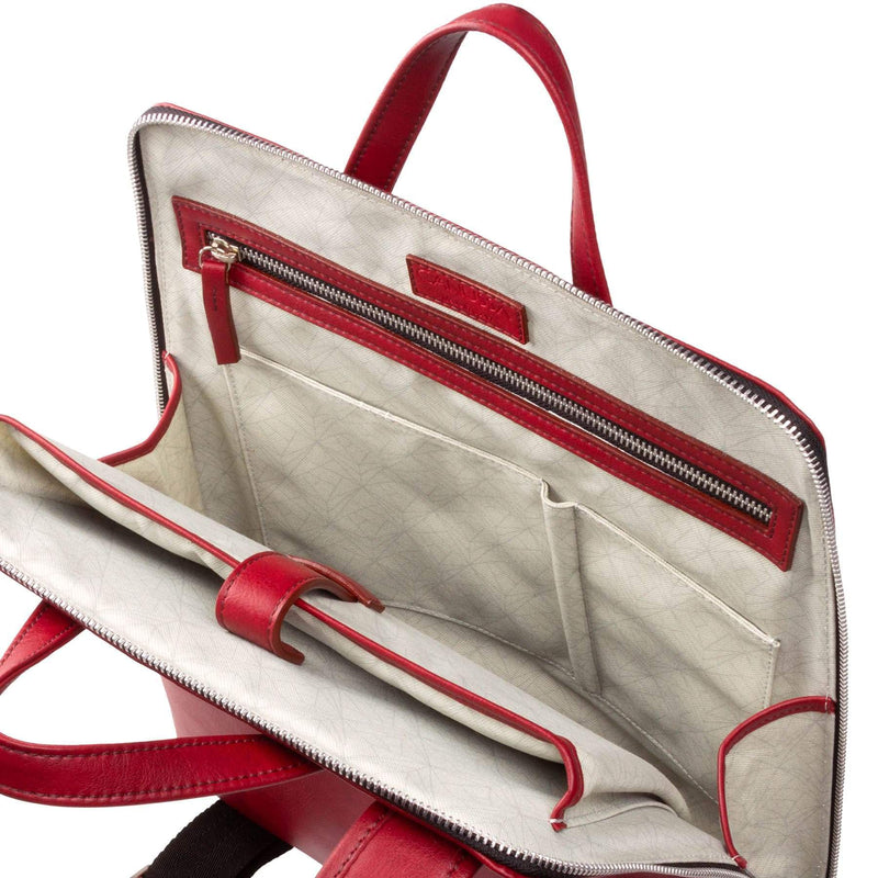 Canussa Urban Vegan Leather Backpack | Red